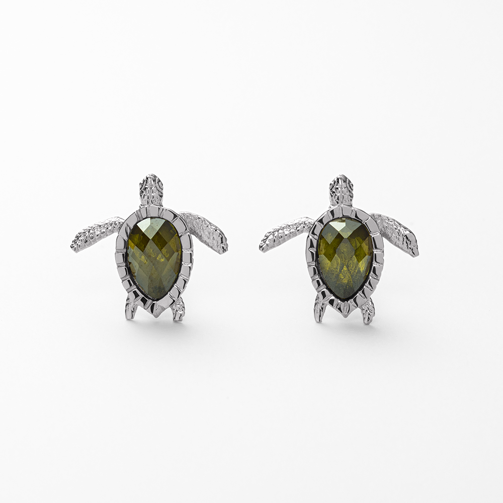 Turtle Ohrring Silber