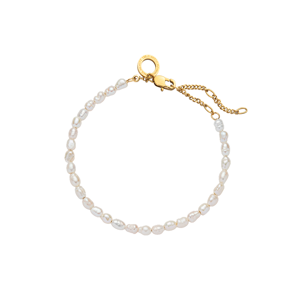 Bracelet perles or