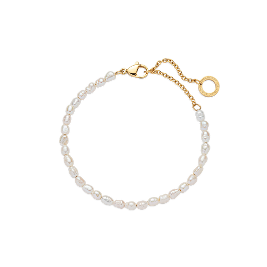 Pearl bracelet gold