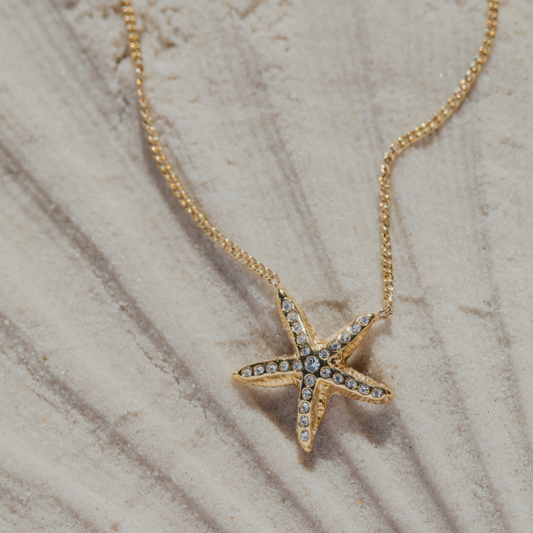Sea Star Necklace Gold