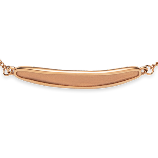 Engravable Plate Bracelet Rose Gold