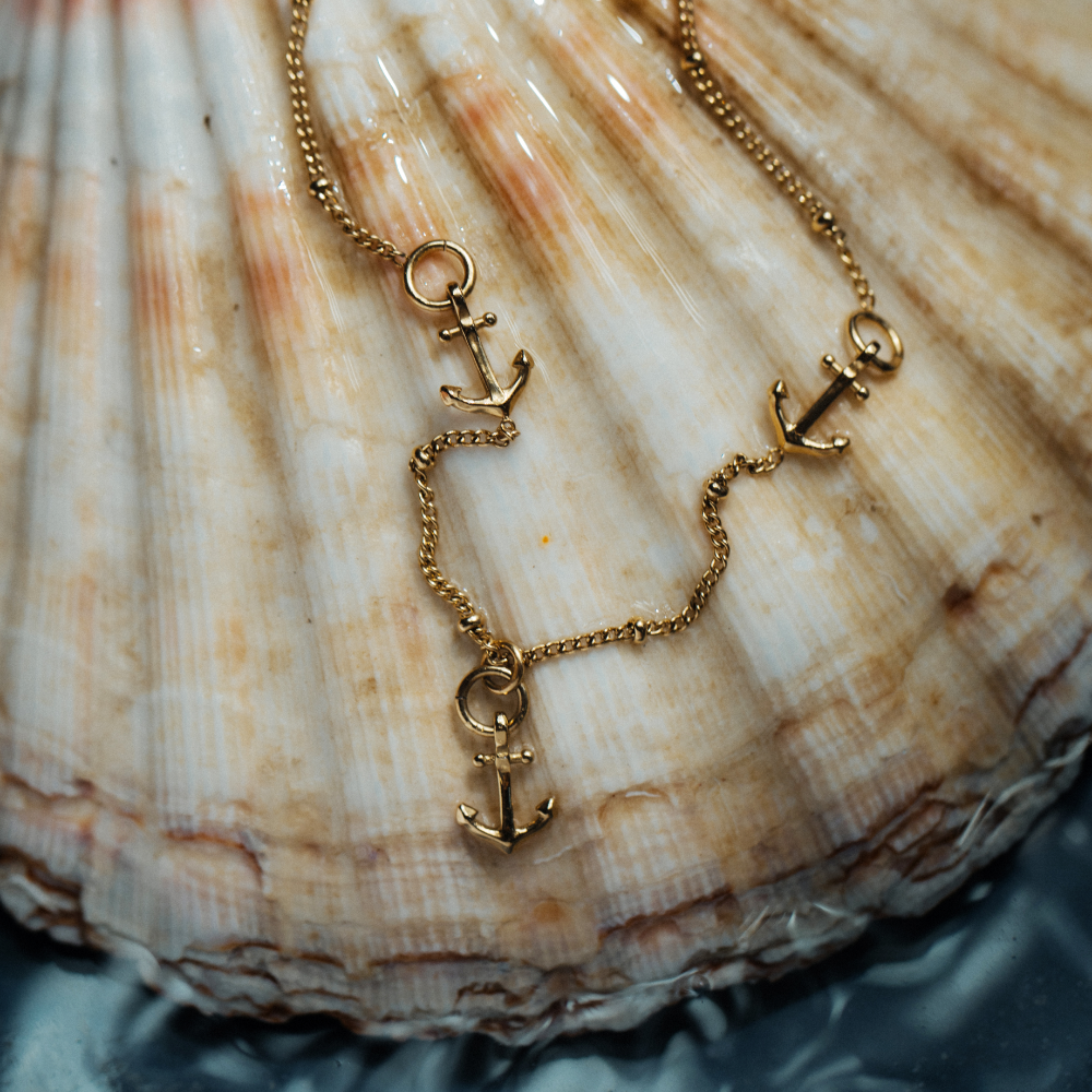 The Anchor II Halskette Gold