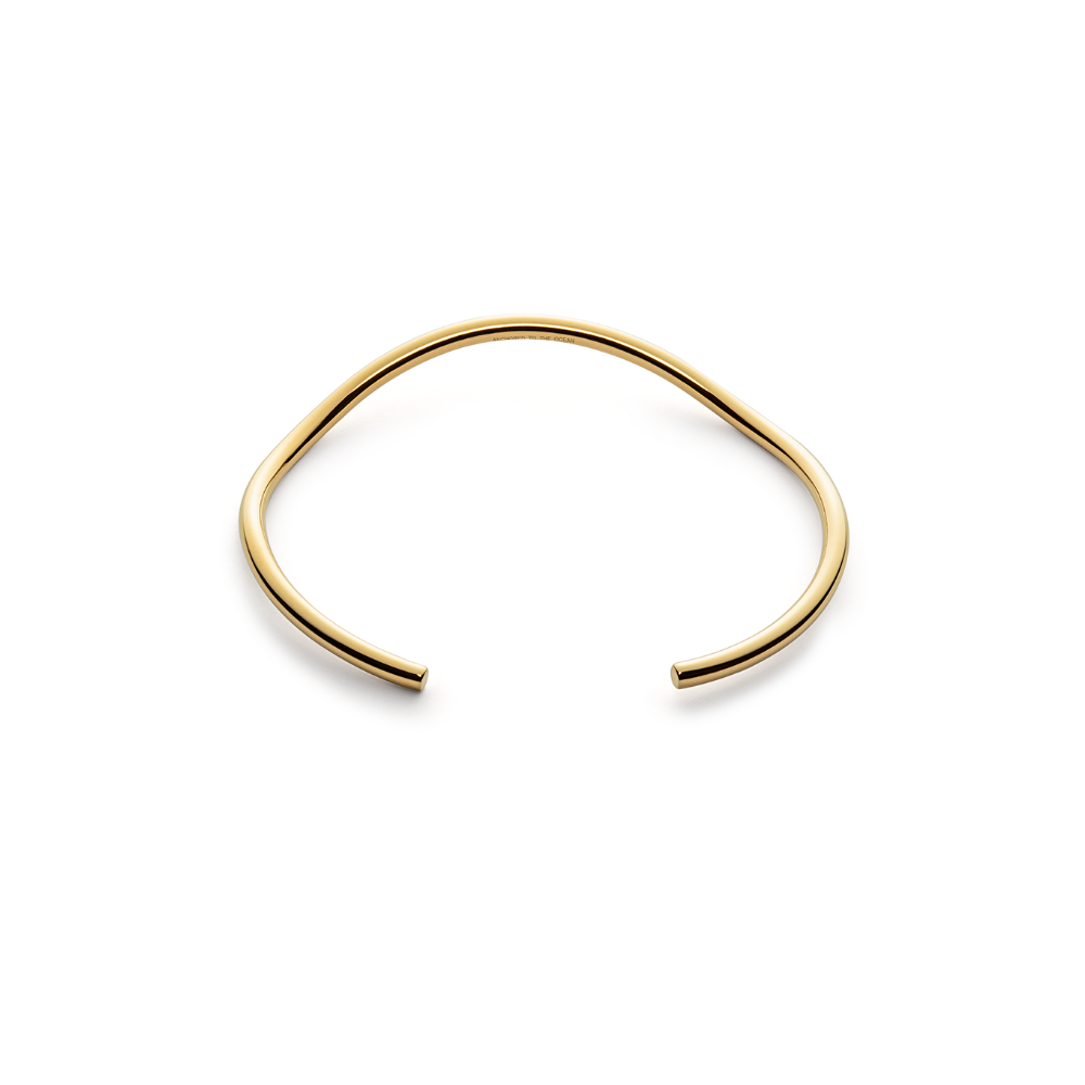 Waves Armreif Gold