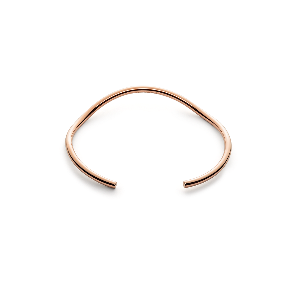 Waves Armreif Roségold