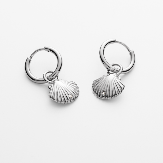 Scallop Ohrring Silber