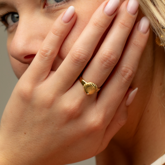 Scallop Ring Gold