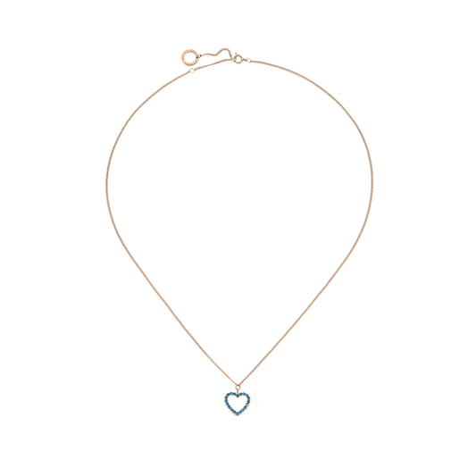 Little Heart Collier Or Rose