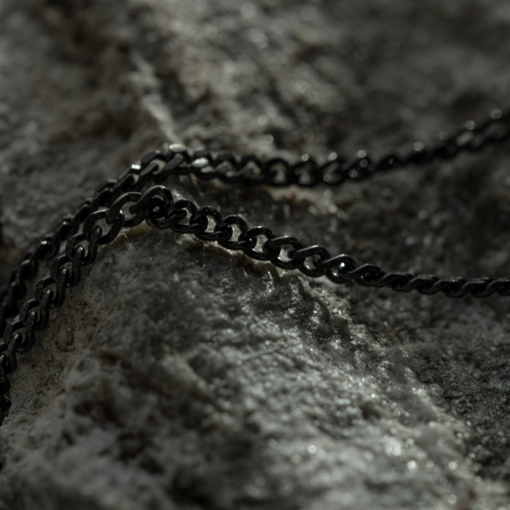 Men's Essential Halskette Schwarz