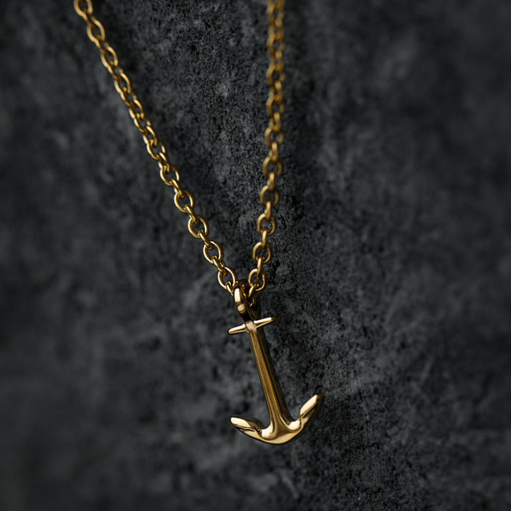 Custom Order For Lonna - Jolly Roger Anchor Pendant *10k Yellow Gold - Size  Increased To 50mm* | Loni Design Group $1,757.11 | 10k Gold, 14k Gold , 18k  gold , .925 Sterling Silver & Platinum
