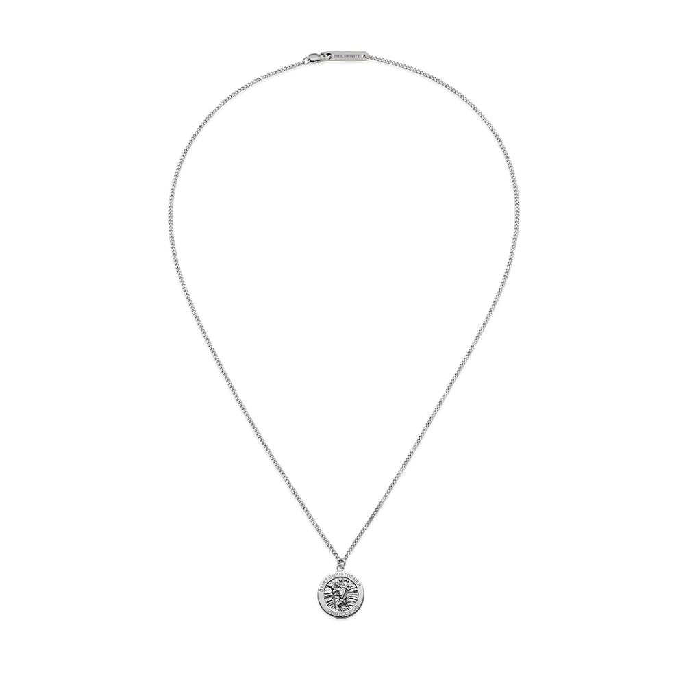 Men's St. Christopher Halskette Silber