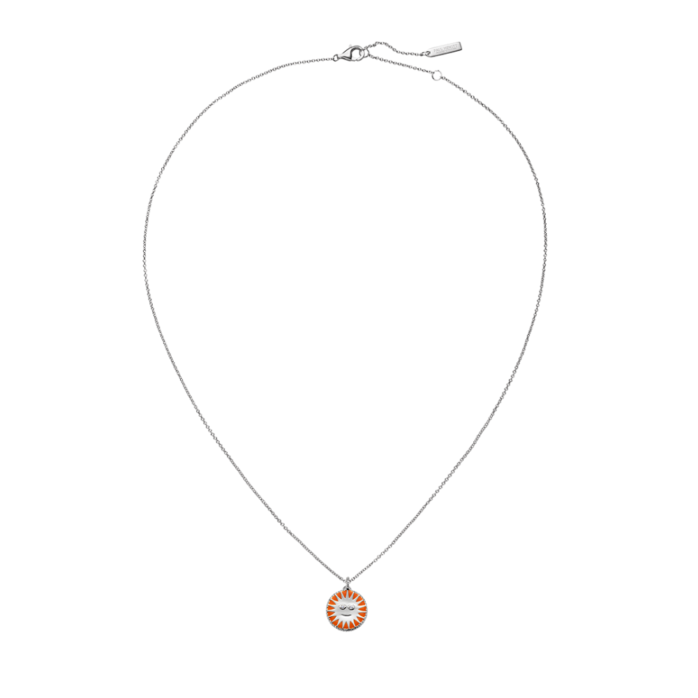 SuMoS Halskette Silber bright orange
