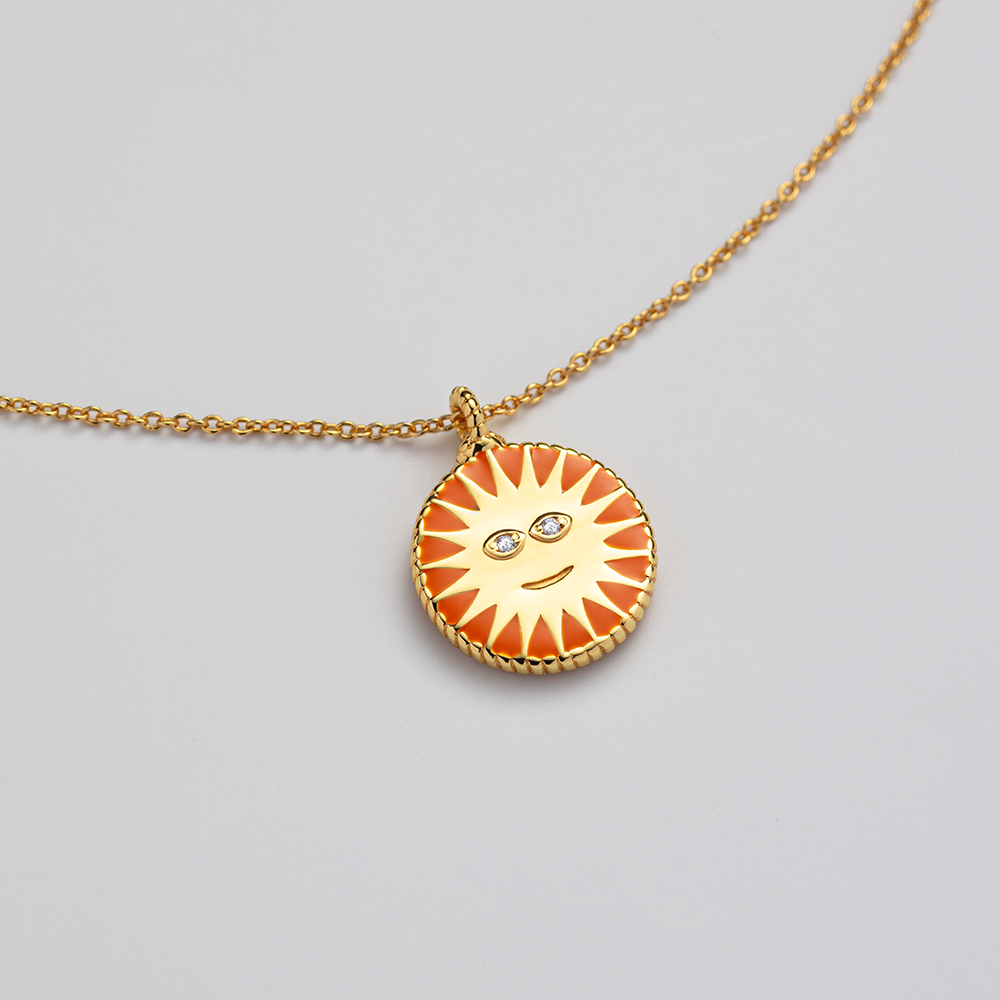 SuMoS Halskette Gold bright orange