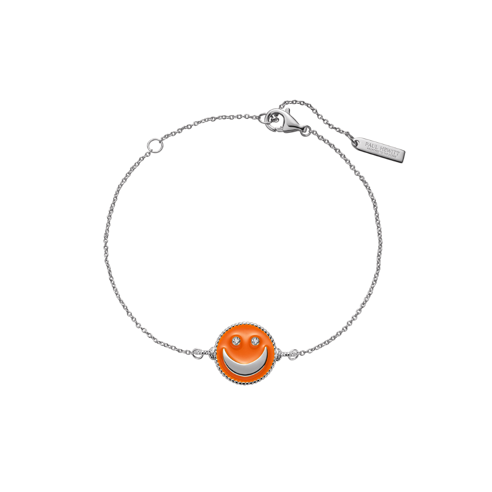 SuMoS Armkette Silber bright orange