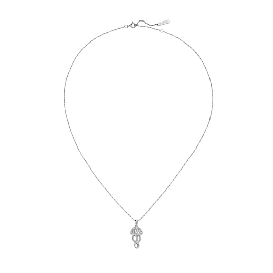 Jellyfish Collier pure silver