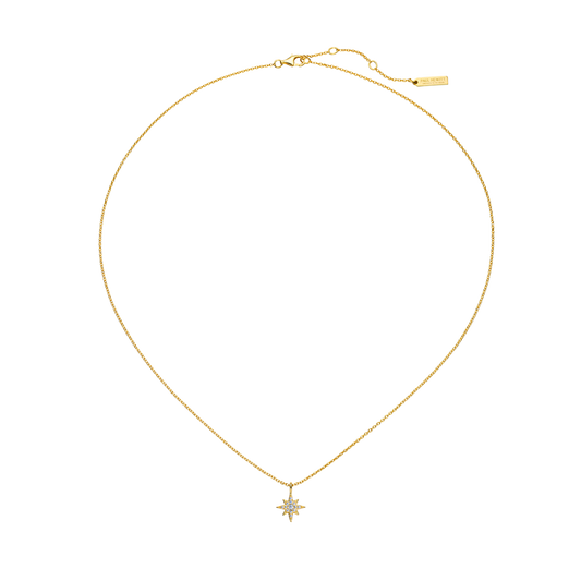 Windrose Mono Halskette Gold