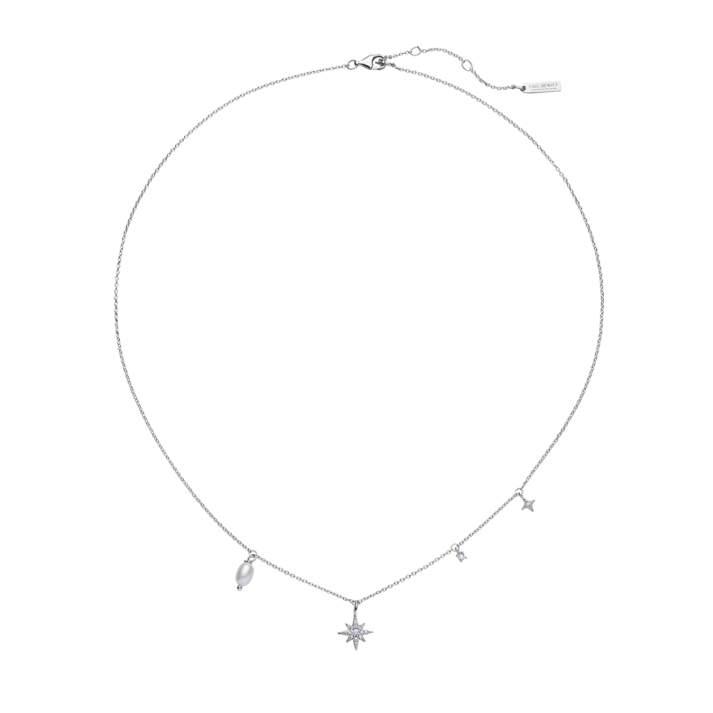 Windrose Celestial Necklace Silver