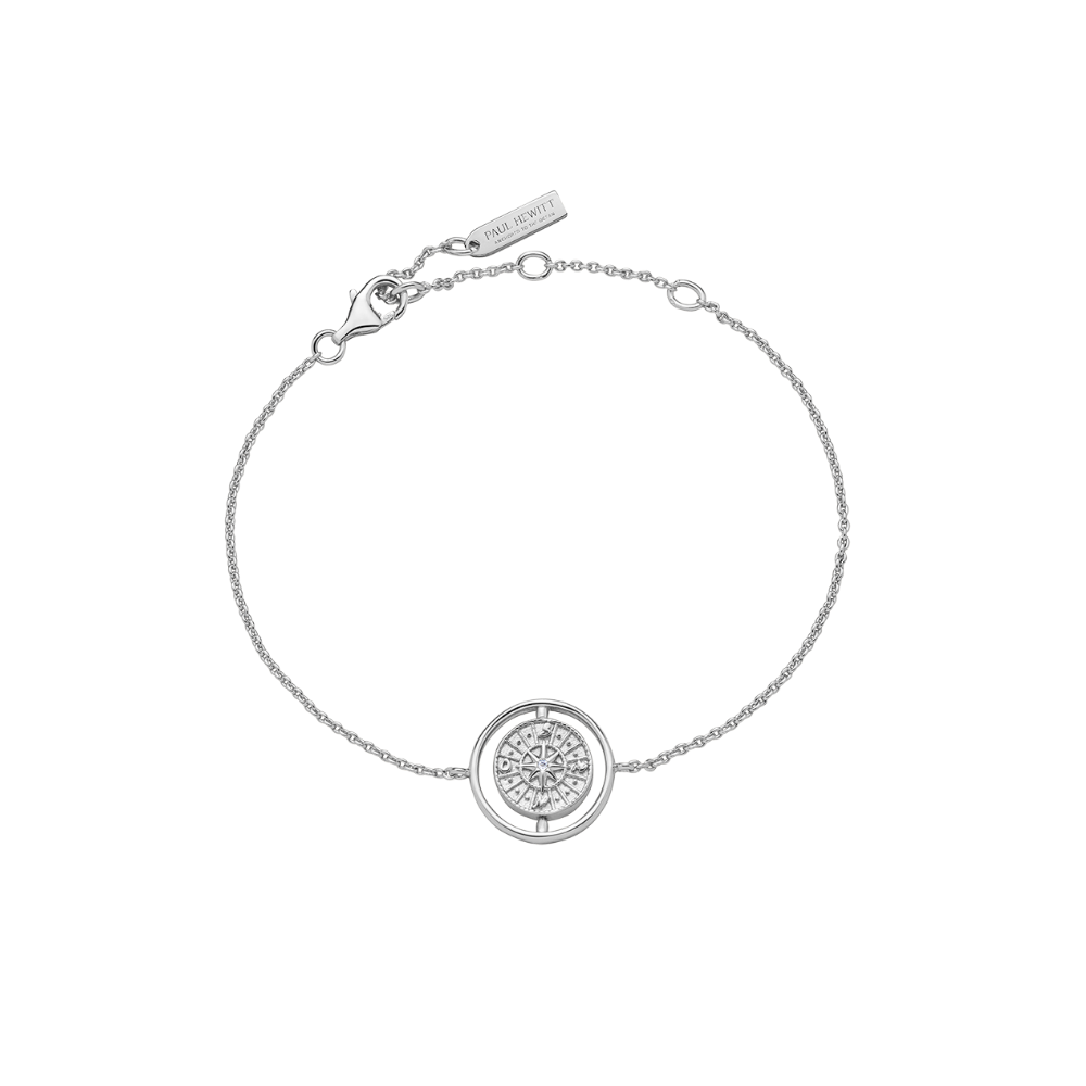 Windrose Twister Bracelet Silver
