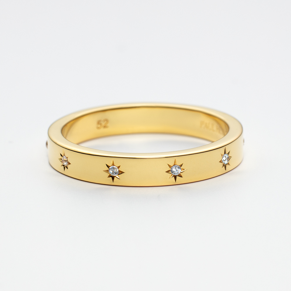 Windrose Intuition Ring Gold