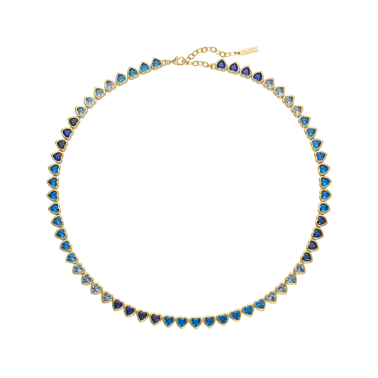 Heart of the Sea Rainbow Halskette Gold