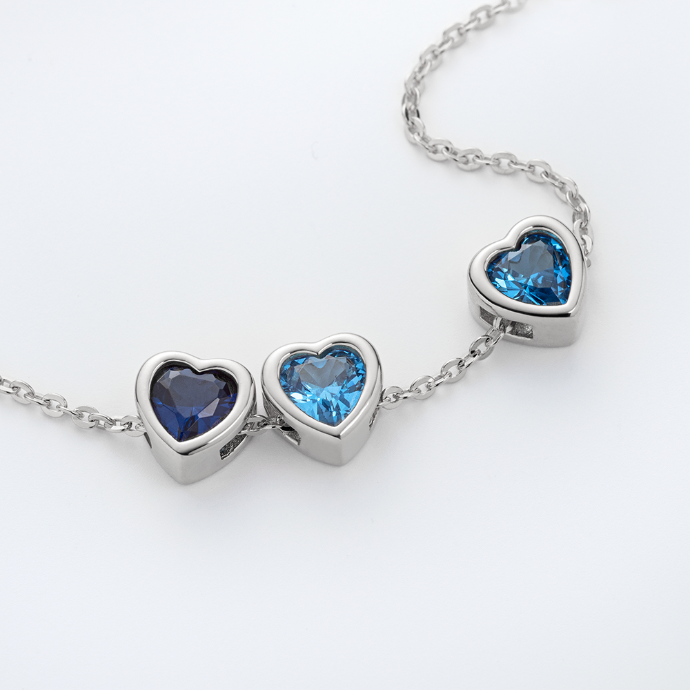 Heart of the Sea Trio Armkette Silber