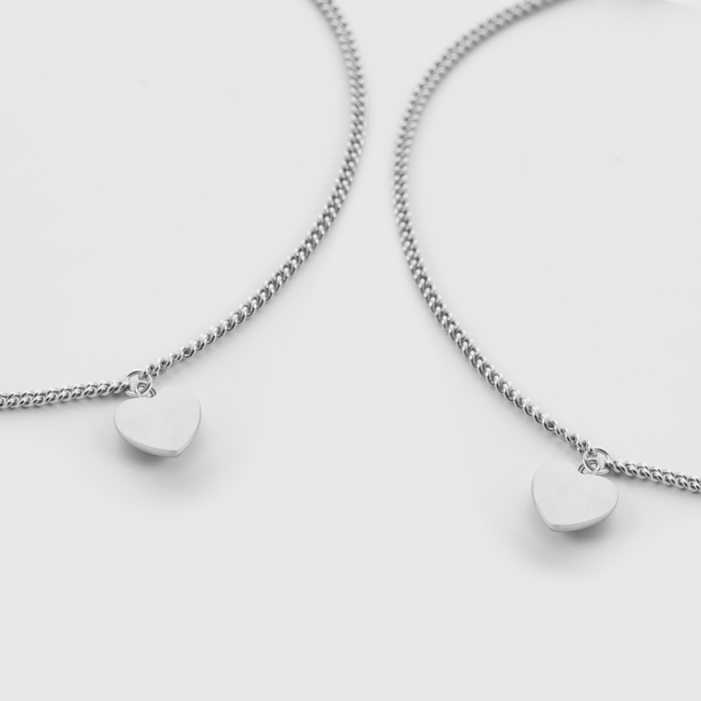 Ocean Heart Mama Set Silber