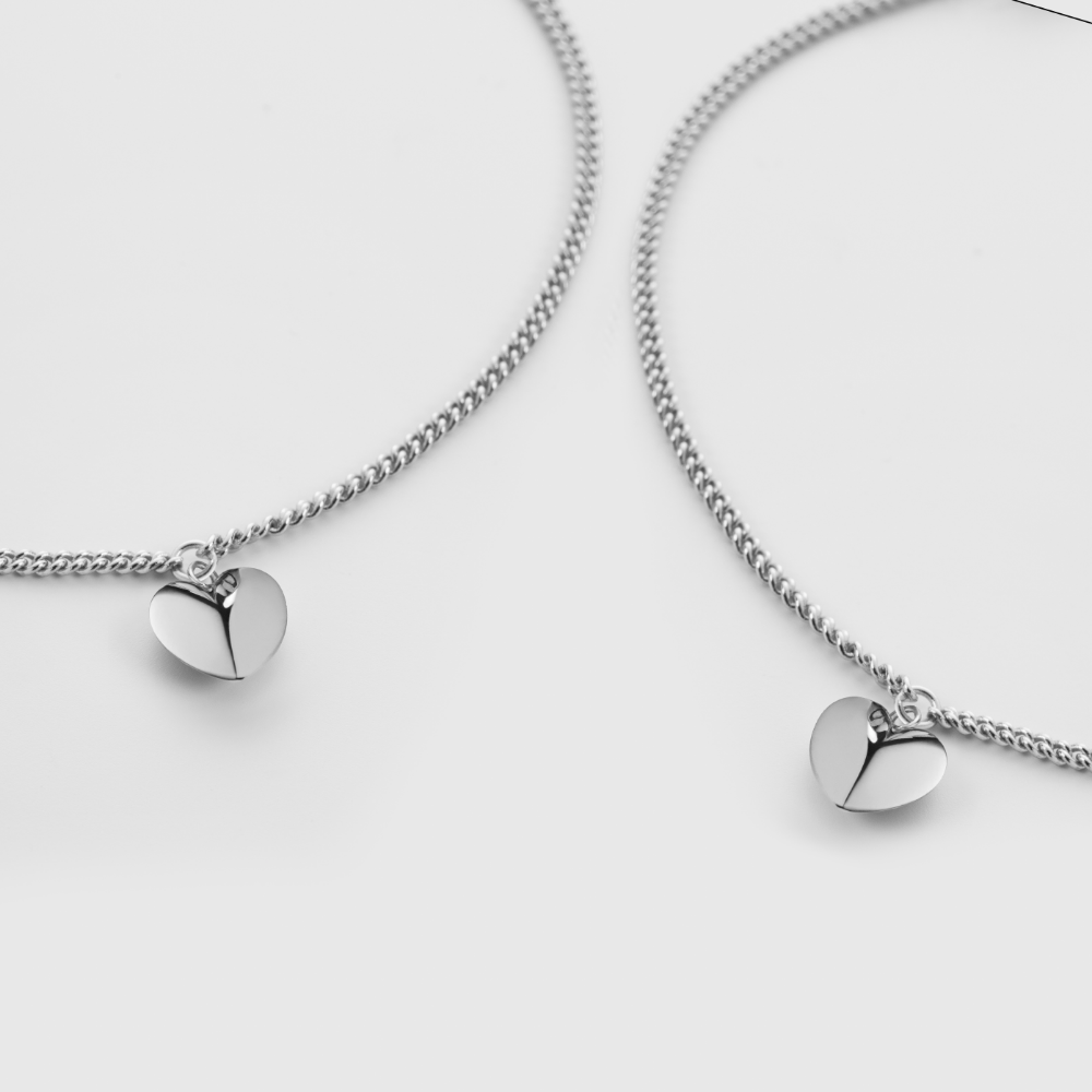 Ocean Heart Mama Set Silber