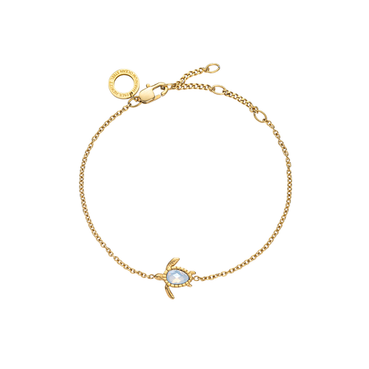 Turtle Mono Bracelet White Breeze Or