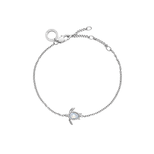 Turtle Mono Bracelet White Breeze Argent