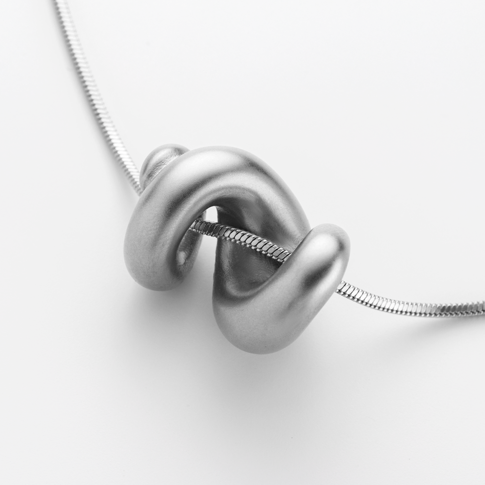 Waves Motion Halskette Silber