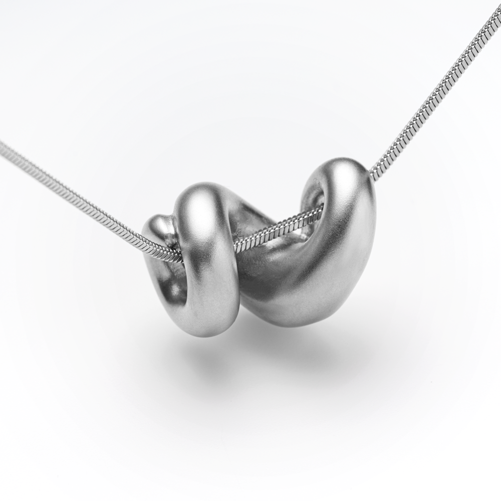 Waves Motion Halskette Silber