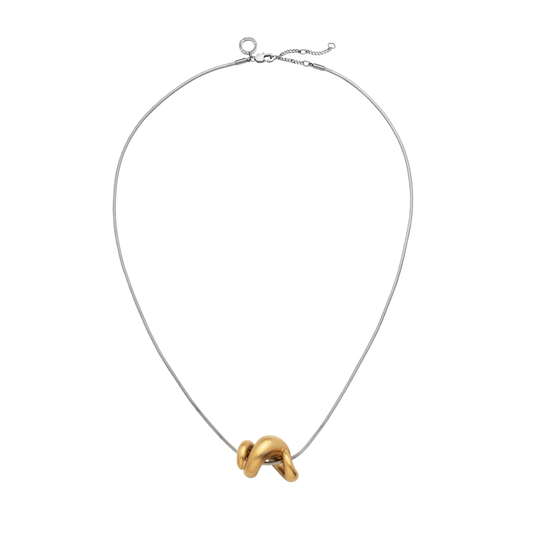 Waves Motion Halskette Gold Silber
