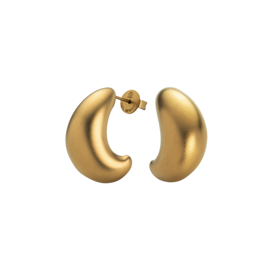 Waves Motion Ohrring Gold