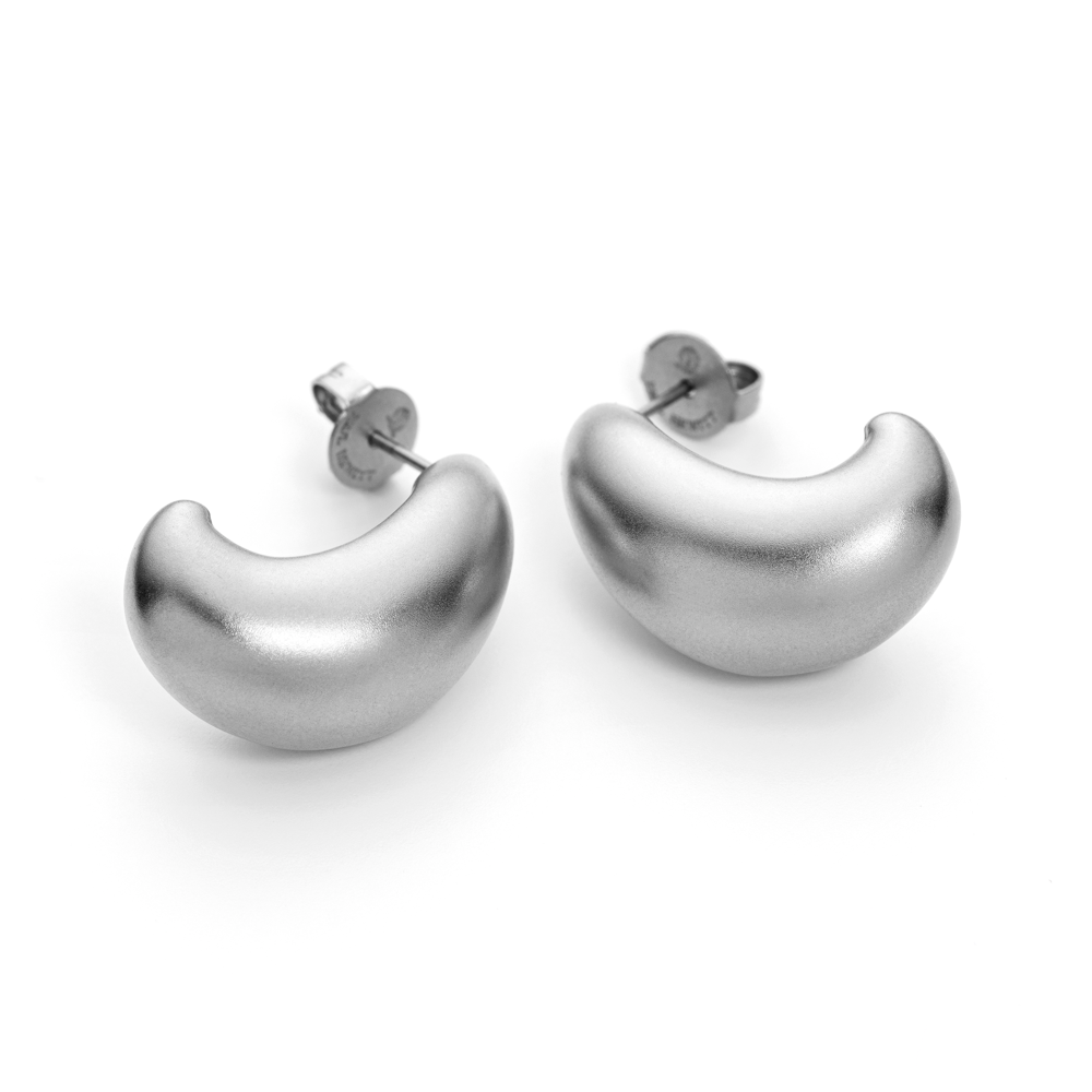 Waves Motion Earring Silver