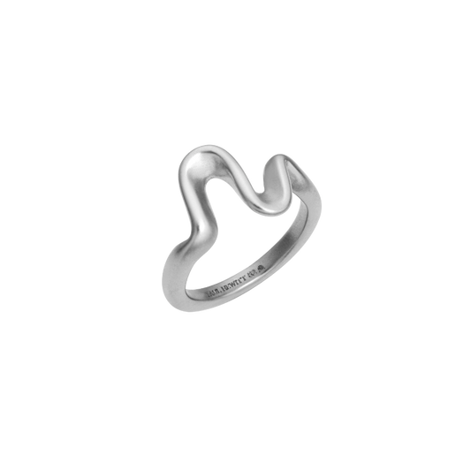 Waves Curve Bague Argent