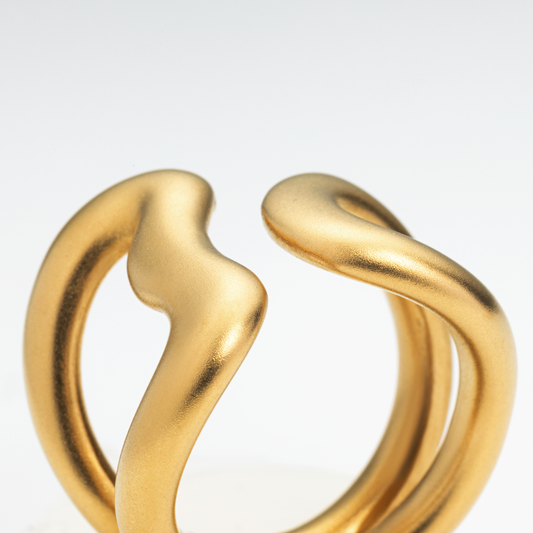 Waves Embrace Bague Or