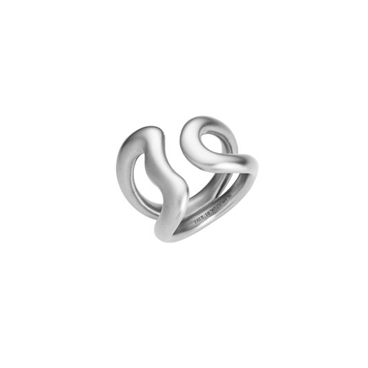 Waves Embrace Bague Argent