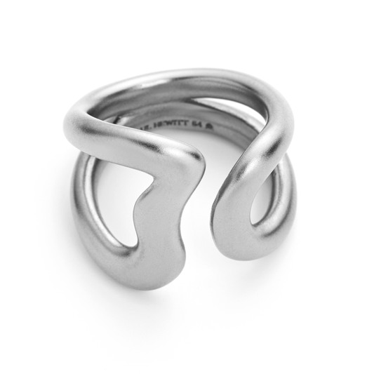 Waves Embrace Bague Argent