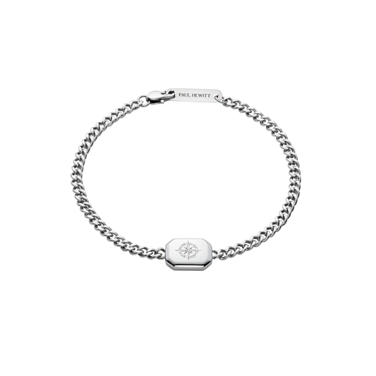 Men's Windrose II Bracelet Silver