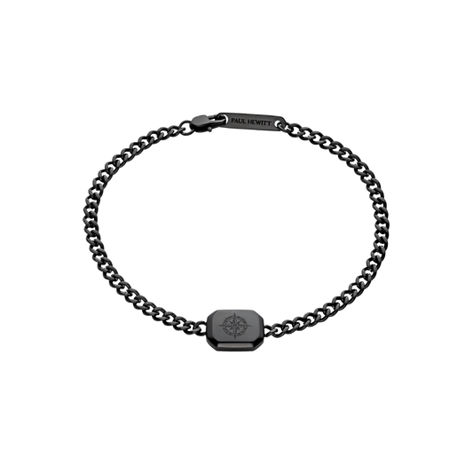 Men's Windrose II Bracelet Black