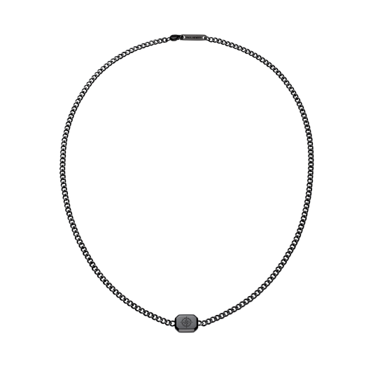 Men's Windrose II Halskette Schwarz
