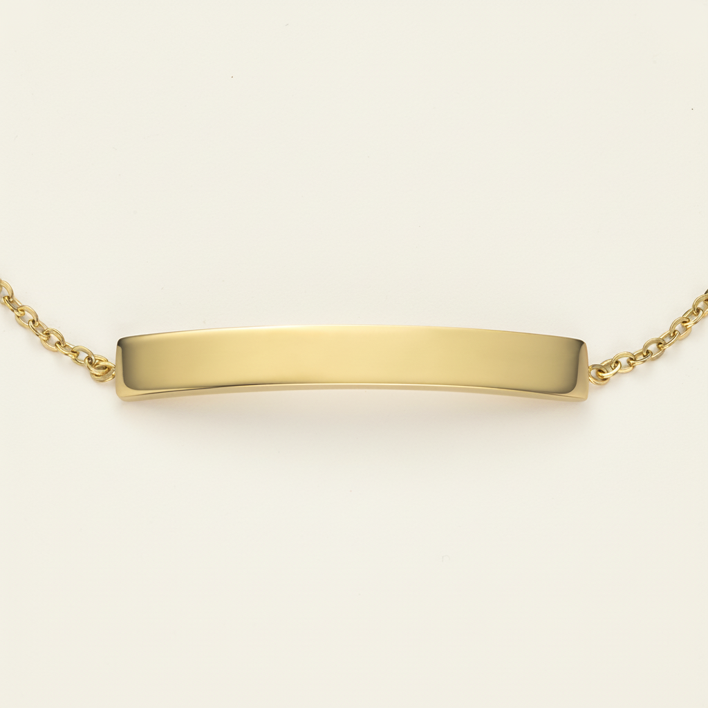 Slim Bar Bracelet Gold