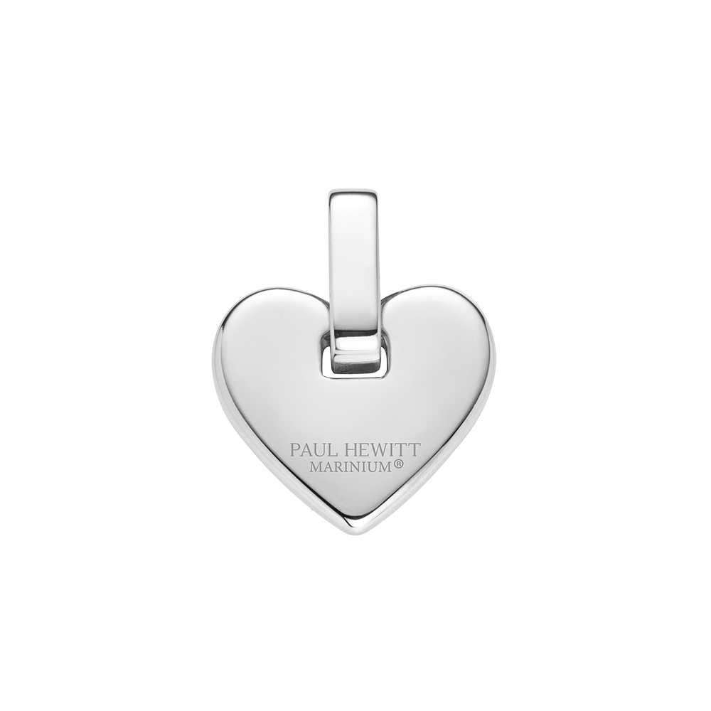 Engravable Heart Pendant Argent