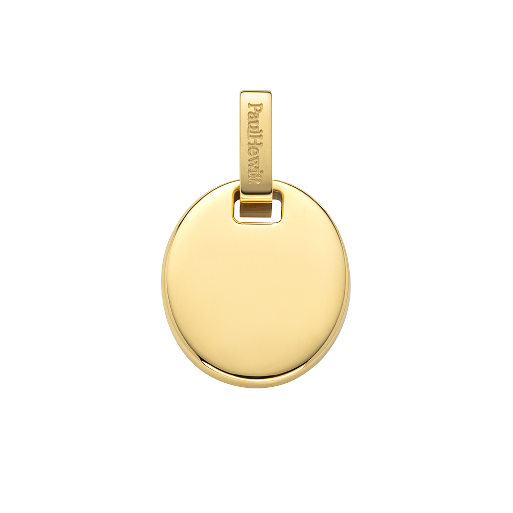 Oval Pendant Gold