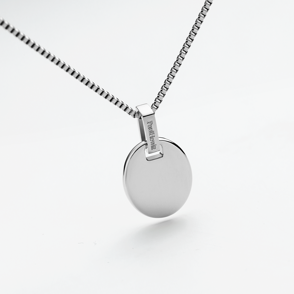Oval Pendant Silber