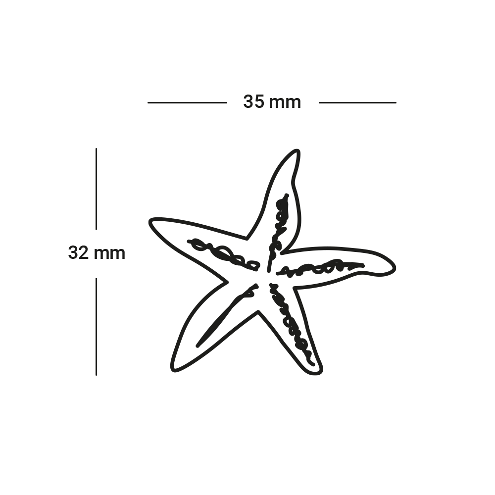 Sea Star 4 Tattoo M/S
