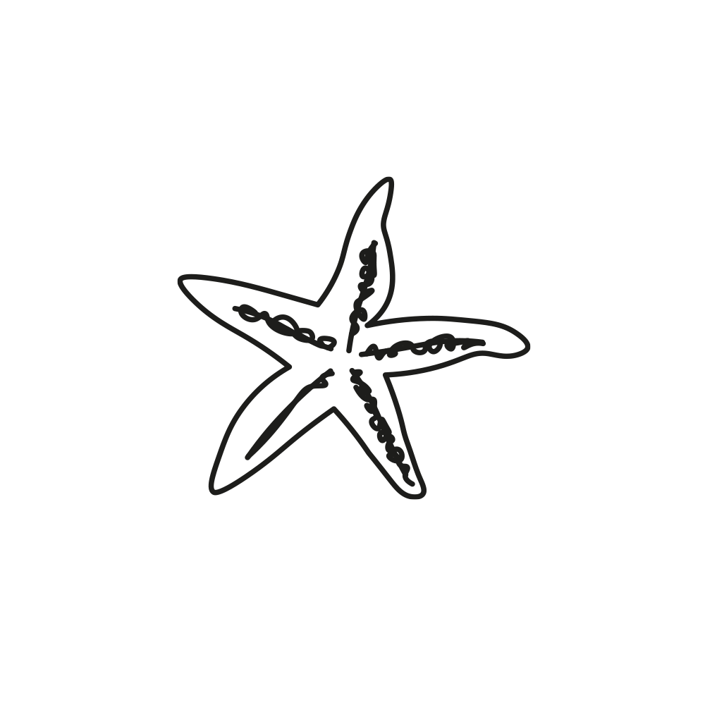 Sea Star 4 Tattoo M/S