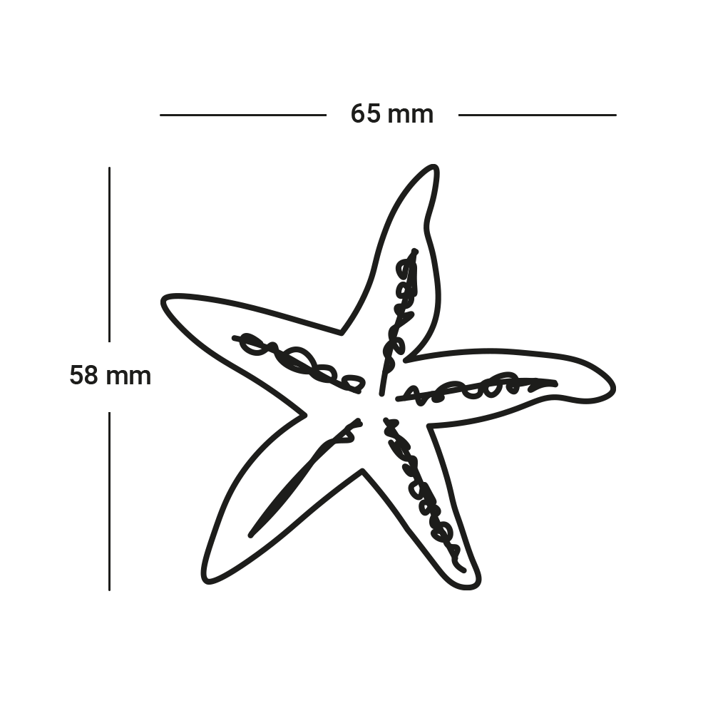 Sea Star 4 Tattoo M