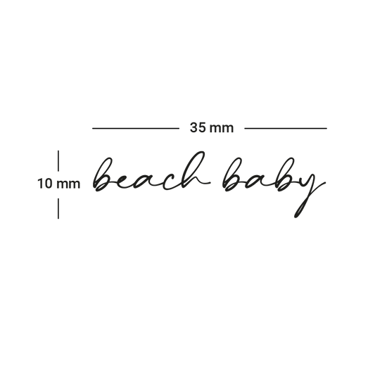 beach baby Tattoo