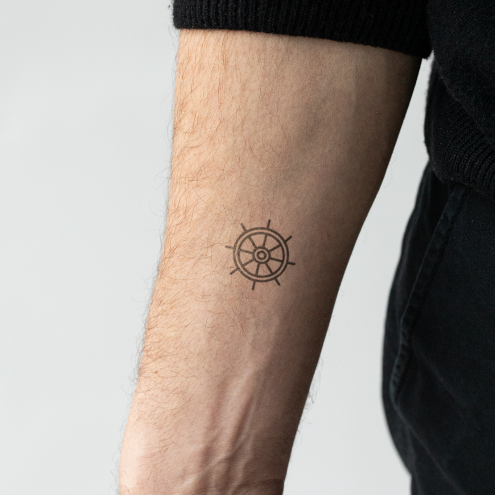 Men's Wheel 1 Tattoo M