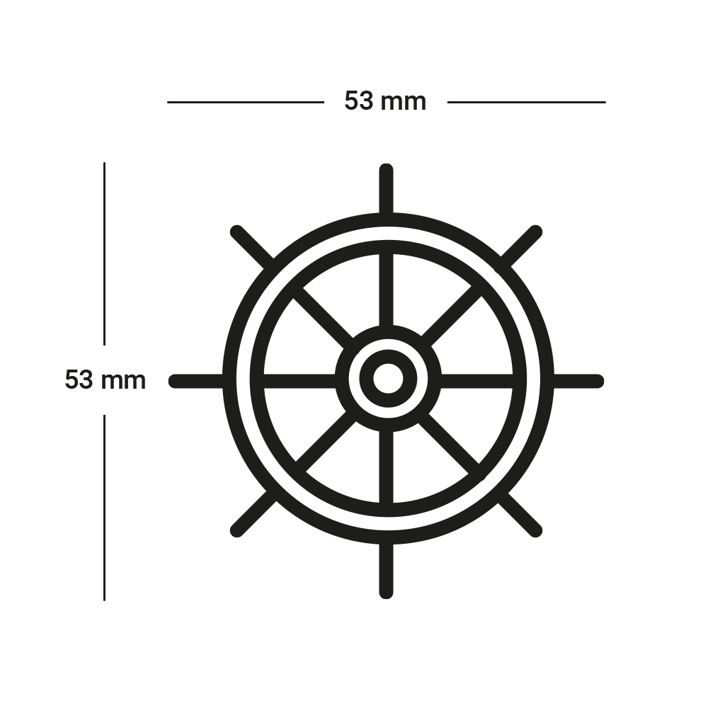 Men's Wheel 1 Tattoo M
